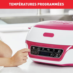 Tefal Smart Cake Machine, 5 Automatic Programs, 1 Manual Mode, 12 Mini Cake Moulds, 1 Large Mould, Compatible with CreaBake Series, Cake Factory Delights KD810112