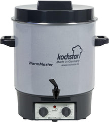 Kochstar K99104035 Electric Sterilizer with Thermostat and Tap 27 Litres 50 x 46.5 x 37 cm Grey