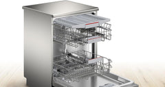 Bosch SMS4EMI01E - Série 4 - Lave-vaisselle Pose-libre - 60 cm - 14 couverts - Silence Plus 42 dB - Inox