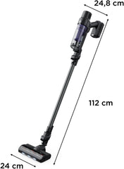 Rowenta X-Pert 7.60 Aspirateur Balai sans fil, Ultra Léger, Puissant 140W, Polyvalent, Autonomie 45min, Efficace tous Types de Sols RH6A33WO, Noir