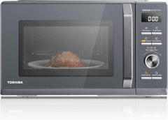 Toshiba Micro-ondes 20L MW2-MM20P(BK), Micro-ondes sur Pied, 800W, 5 Niveaux de Puissance, avec Décongélation Facile, éclairage LED à l'intérieur, Noir