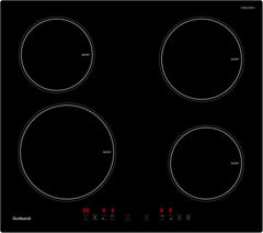 Gudsunal Plaque induction 4 feux, Table de Cuisson Encastrable,7200W, 9 niveaux de chauffage,Boost, Minuterie, Arrêt automatique, Verrouillage de sécurité enfant