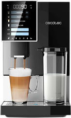 Cecotec Machine à Café Superautomatique Cremmaet Compactccino Black Rose, 19 bars, Réservoir à lait, Système Thermoblock, 5 niveaux de mouture, Réservoir à café 150g