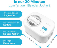 Clatronic ICM 3799 Kompressor-Eismaschine 1L