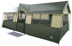 Ozark Trail Hazel Creek Tente de cabine 12 personnes, 3 chambres, vert