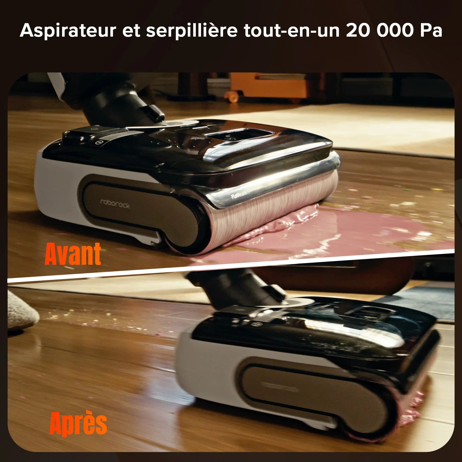 Roborock F25 RT aspirateur laveur sans fil sec et humide