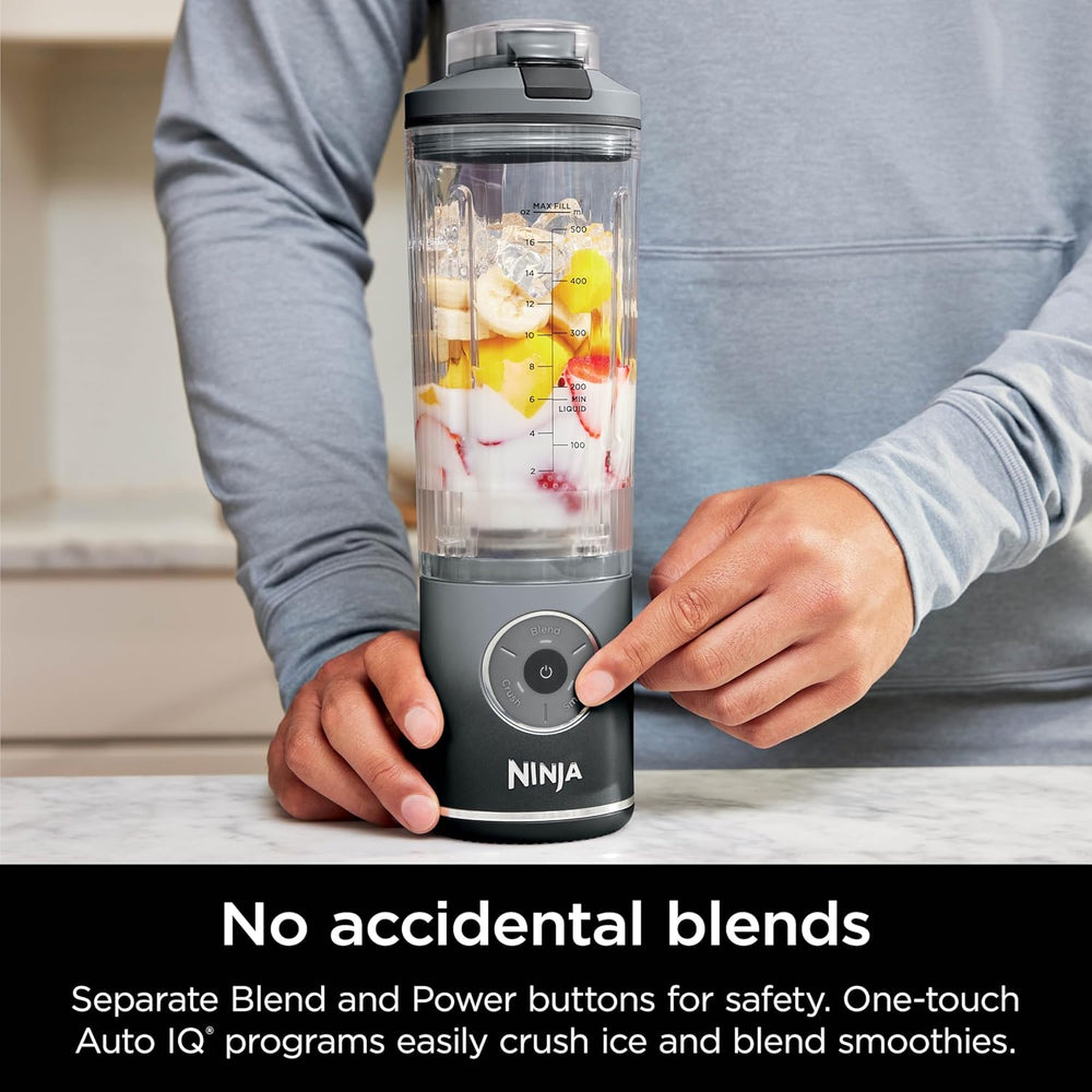 Ninja Blast Max, Portable Blender + Twist & Go, Personal Smoothie, Blend, Ice Crush, 3 Programs, Cordless, 22 oz removable Vessel, Dishwasher Safe, Leakproof, Pink, BC251PK