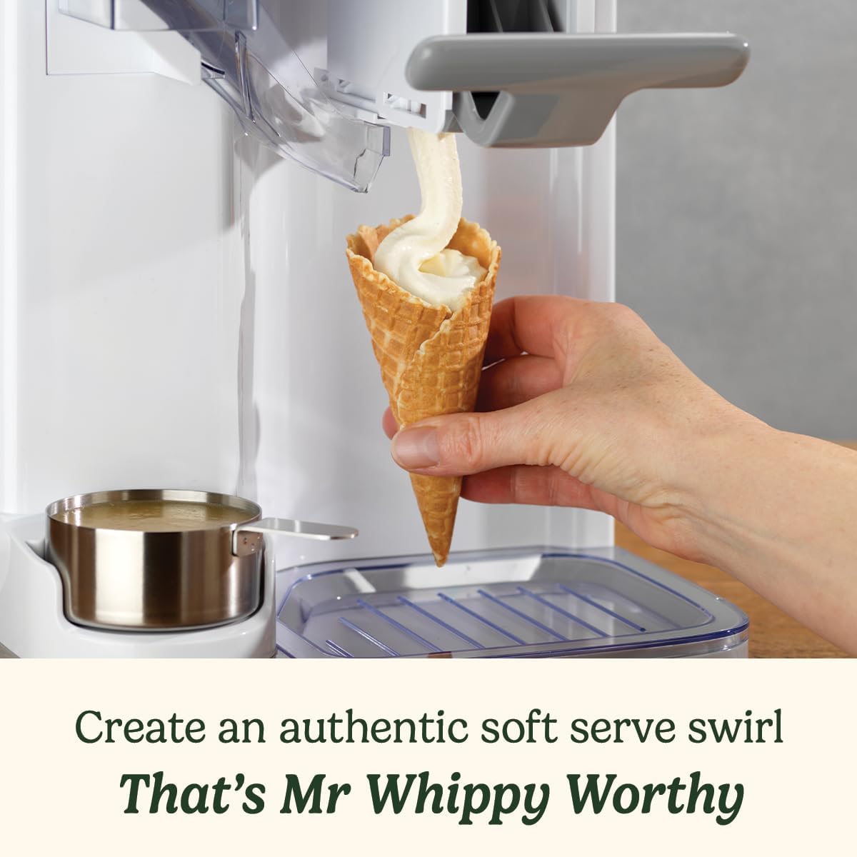 Cuisinart Sorbetière | machine à crème glacée, yaourt glacé, gelato, sorbet, sans produits laitiers | Distributeur de garniture | facile à utiliser | 1.42L fait 6 portions | Prêt en 20mins | ICE48U