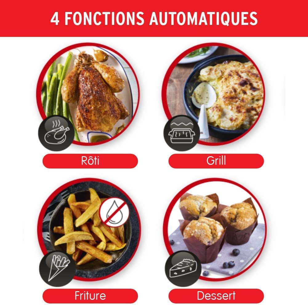 Moulinex, Cookeo Multicuiseur intelligent 6L, 150 recettes intégrées, Cuisson sans surveillance, Ecran intuitif, Guide de cuisson, Application MyMoulinex, 1600W, Blanc, 15 ans réparabilité