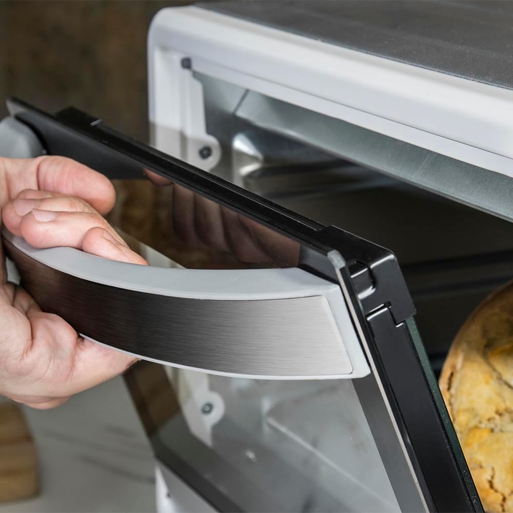 Cecotec Bake&Toast 4600 Black Gyro Countertop Oven, 46 L, 2000 W, 12 Combinable Heating Functions, Includes Rotating Spindle, Crumb Catcher Tray.