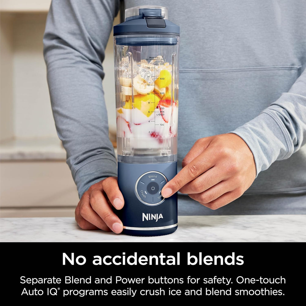 Ninja Blast Max, Portable Blender + Twist & Go, Personal Smoothie, Blend, Ice Crush, 3 Programs, Cordless, 22 oz removable Vessel, Dishwasher Safe, Leakproof, Pink, BC251PK