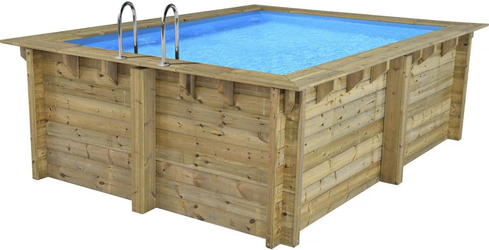 Piscine Bois Rectangle Caimans - 4.10 x 3.00 x 1.24 m