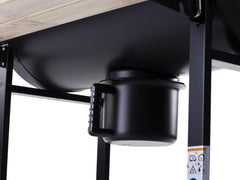 Barbecue charbon de bois "King" - 95 x 63 x 105 cm - Noir