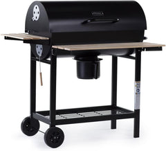 Barbecue charbon de bois "King" - 95 x 63 x 105 cm - Noir