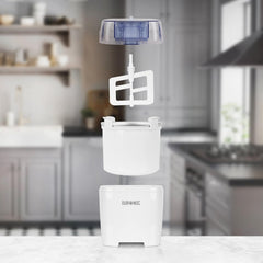 Duronic IM540 Machine à glace et sorbetière électrique Cuve amovible en inox de 1,5 litres Turbine idéale pour créer des glaces sorbets yaourts glacés crèmes glacée et desserts faits maison