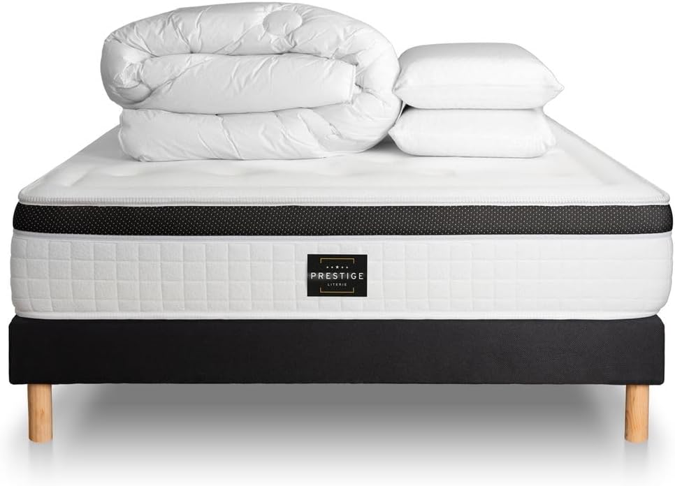 Privilege Pack 160 x 200 cm Memory Foam 5 Zones Black Base | Thickness: 26 cm | Comfort: Balanced
