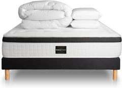Privilege Pack 160 x 200 cm Memory Foam 5 Zones Black Base | Thickness: 26 cm | Comfort: Balanced