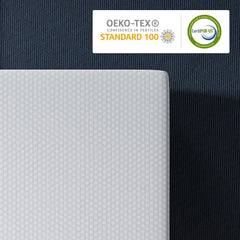 BedStory Mattress Topper 160 x 200 cm, Thickness 10 cm, Memory Foam Mattress Topper 160 x 200 cm Gel Infused Ergonomic Mattress Topper, High Density Ventilation, Hypoallergenic Washable Cover