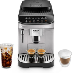 De'Longhi Magnifica Evo Automatic Espresso & Coffee Machine with Manual Milk Frother, Built-in Grinder & Auto-Clean Function - For Latte, Cappuccino, Americano, Iced Coffee, ECAM29043SB