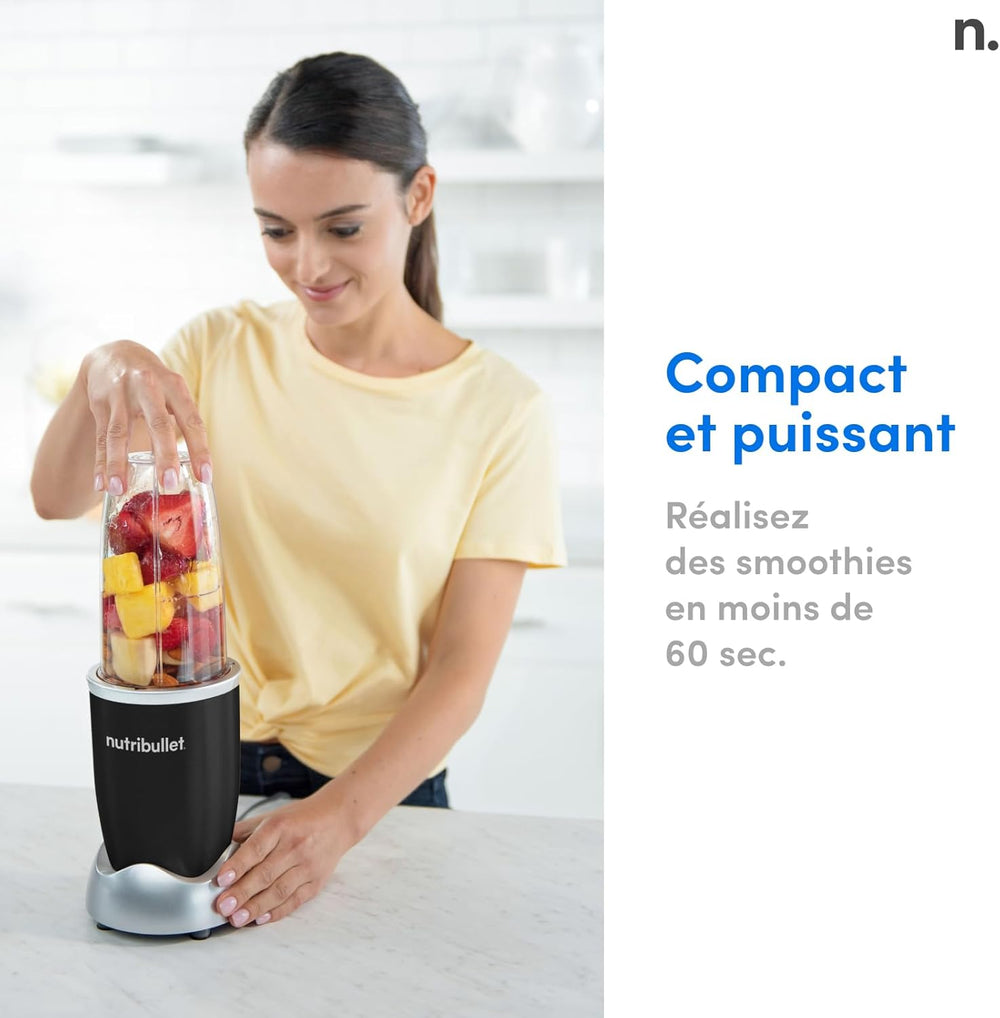 nutribullet Pro 900, Electric Blender, Chopper, Smoothie Blender, Multifunctional, Power 900 Watts, NB904CP, Champagne