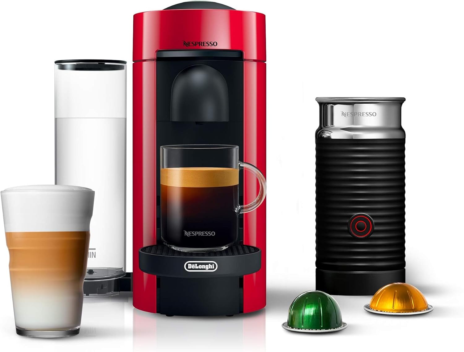 Nespresso Vertuo Plus Coffee and Espresso Maker By De'Longhi, Ink Black
