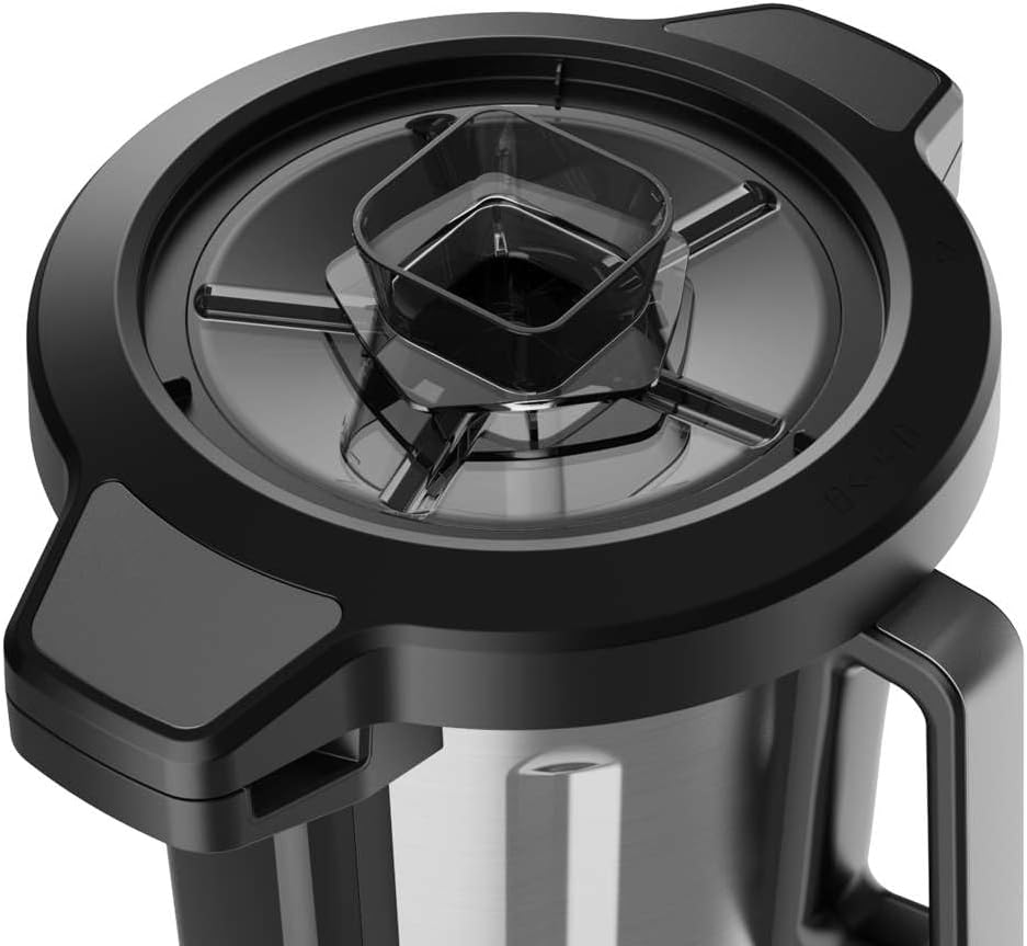 Cecotec Robot de Cuisine Mambo Black. 23 Fonctions, 10 Niveaux de Température, 1700W, 2,5 kg de Pâte, Cruche de 3,3L, 10 Vitesses, Minuterie, Température Réglable de 37 °C à 120 °C