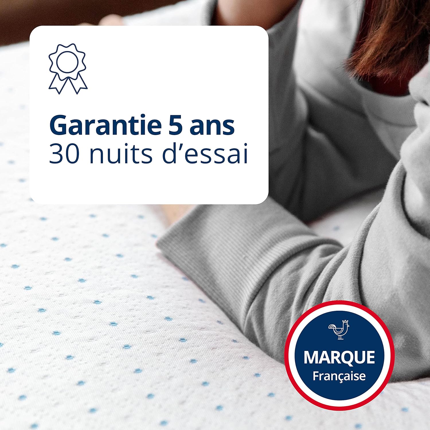 ViscoSoft - Surmatelas 160 x 200 Gel, Surmatelas Rafraichissant Memoire de Forme 5cm, Effet Frais et Relaxant, Housse Bambou Lavable & Amovible, Surmatelas Gel Confort Moelleux (160 x 200 x 5 cm)