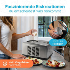ProfiCook 511091 PC-ICM 1091 N, Acier Inoxydable