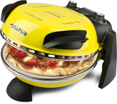G3 Ferrari G10006 Pizza Express Delizia, 1200 W Pizza Oven, Adjustable Thermostat up to 400°C, Cooks Tasty Pizza in 5 Minutes, Double Resistance, Recipe Book and Spatulas Included - Black