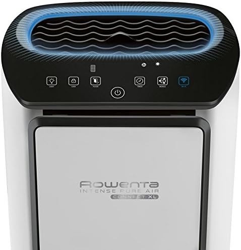 Rowenta, Air Purifier, Silent, Connected, 4 Filtration Levels, Treatment of Allergens and Fine Particles, Intense Pure Air Connect XL, White PU6080F0