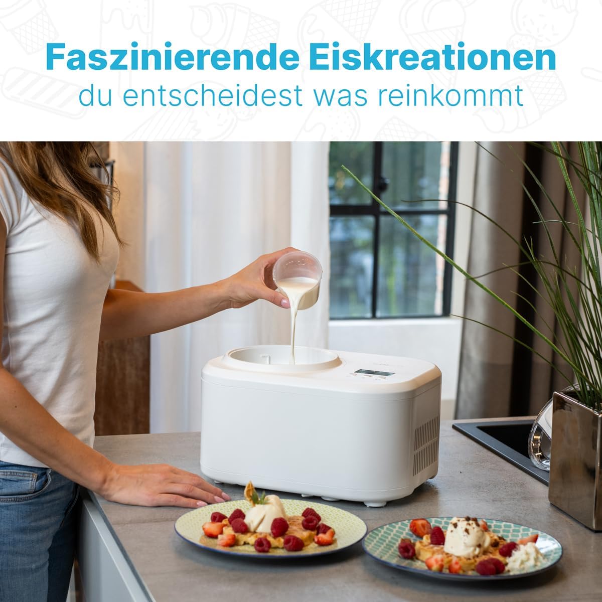 Clatronic ICM 3799 Kompressor-Eismaschine 1L