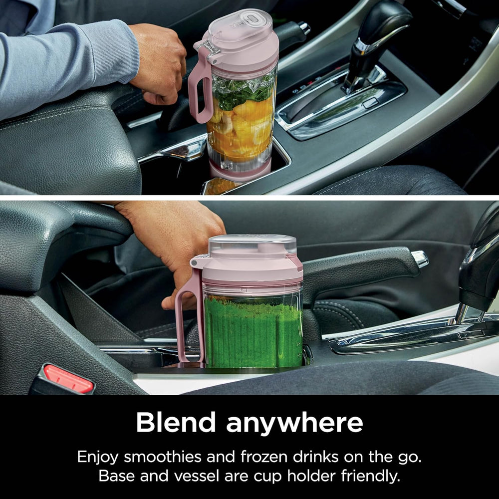 Ninja Blast Max, Portable Blender + Twist & Go, Personal Smoothie, Blend, Ice Crush, 3 Programs, Cordless, 22 oz removable Vessel, Dishwasher Safe, Leakproof, Navy, BC251NV