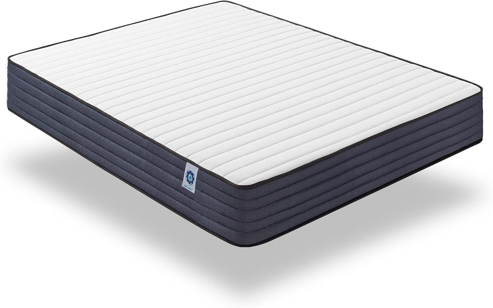 NATURALEX - Matelas PerfectSleep 180x200 - Épais 30 cm - Soutien Mousse à mémoire de Forme - Accueil Blue Latex - Confort Ferme - Respirant - 7 Zones - Réversible - Haute Densité - Fabriqué en Europe