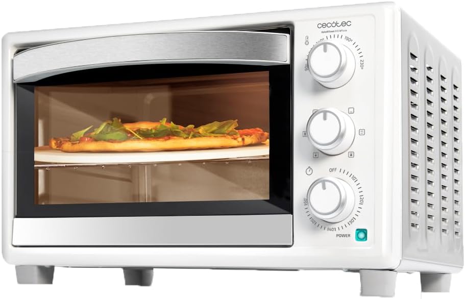 Cecotec Bake&Toast 4600 Black Gyro Countertop Oven, 46 L, 2000 W, 12 Combinable Heating Functions, Includes Rotating Spindle, Crumb Catcher Tray.