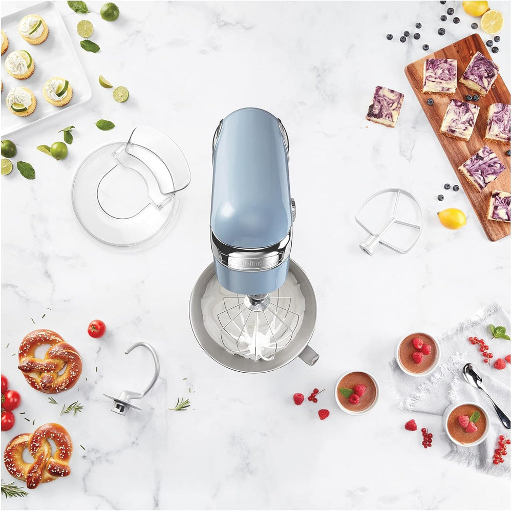 Cuisinart SMD-50BC Precision Pro Mélangeur numérique sur pied de 5,5 litres, métal, doublure argentée
