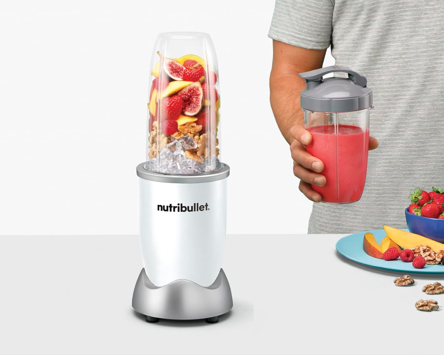 nutribullet Pro 900, Electric Blender, Chopper, Smoothie Blender, Multifunctional, Power 900 Watts, NB904CP, Champagne