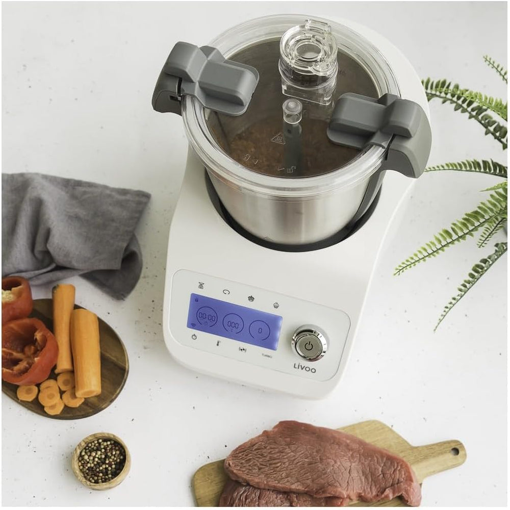 LIVOO Super Cooker, 12 fonctions, Bol 3.5L, Accessoires inclus