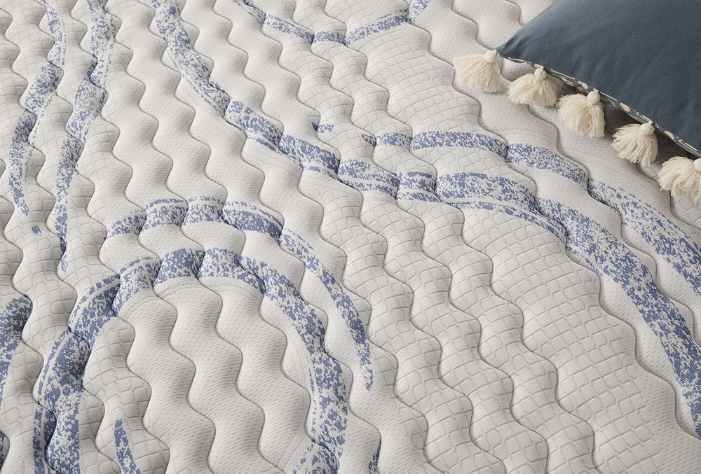 NATURALEX - Matelas PerfectSleep 180x200 - Épais 30 cm - Soutien Mousse à mémoire de Forme - Accueil Blue Latex - Confort Ferme - Respirant - 7 Zones - Réversible - Haute Densité - Fabriqué en Europe