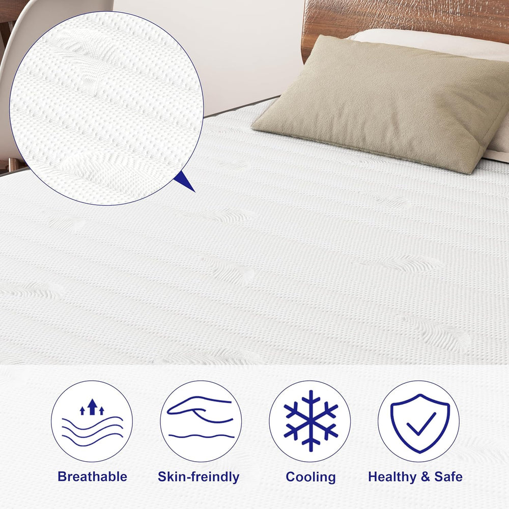 MOLPHIT Oeko-TEX Certified Mattress 90 x 190 cm, Thickness 25 cm, Independent Pocket Sprung Mattress, Adult and Children's Bed Mattress, Single Mattress, Perfect Support, Durable and Quiet