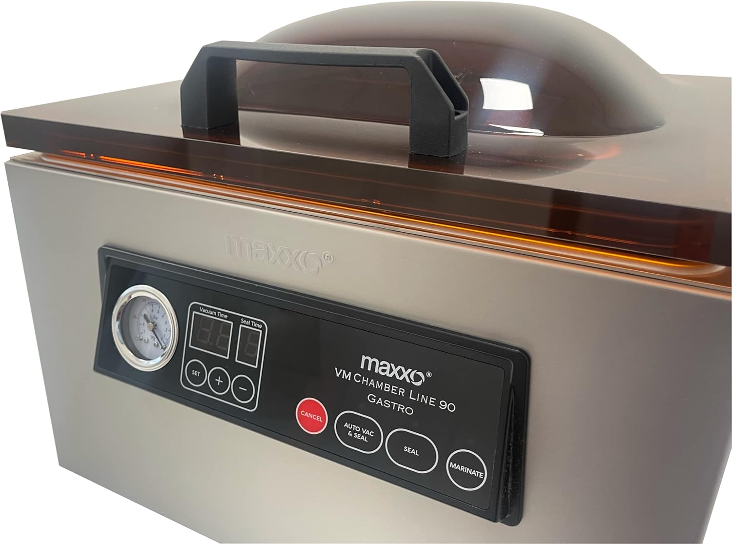 Maxxo VM ChamberLine 40 Professional Food Vacuum Sealer - Vacuum Chamber 72 L/min, Stainless Steel, Double Welding, Vacuum Sealer + 30 Bags Included