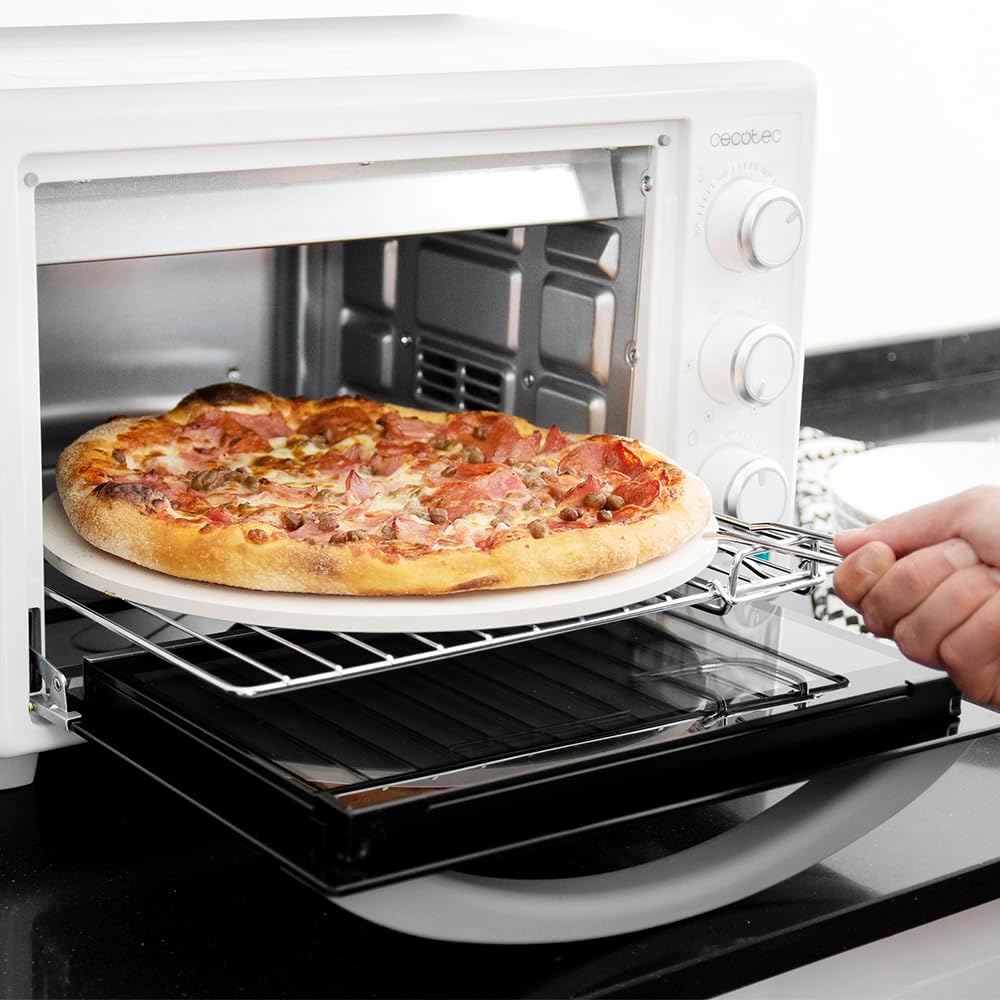 Cecotec Bake&Toast 4600 Black Gyro Countertop Oven, 46 L, 2000 W, 12 Combinable Heating Functions, Includes Rotating Spindle, Crumb Catcher Tray.