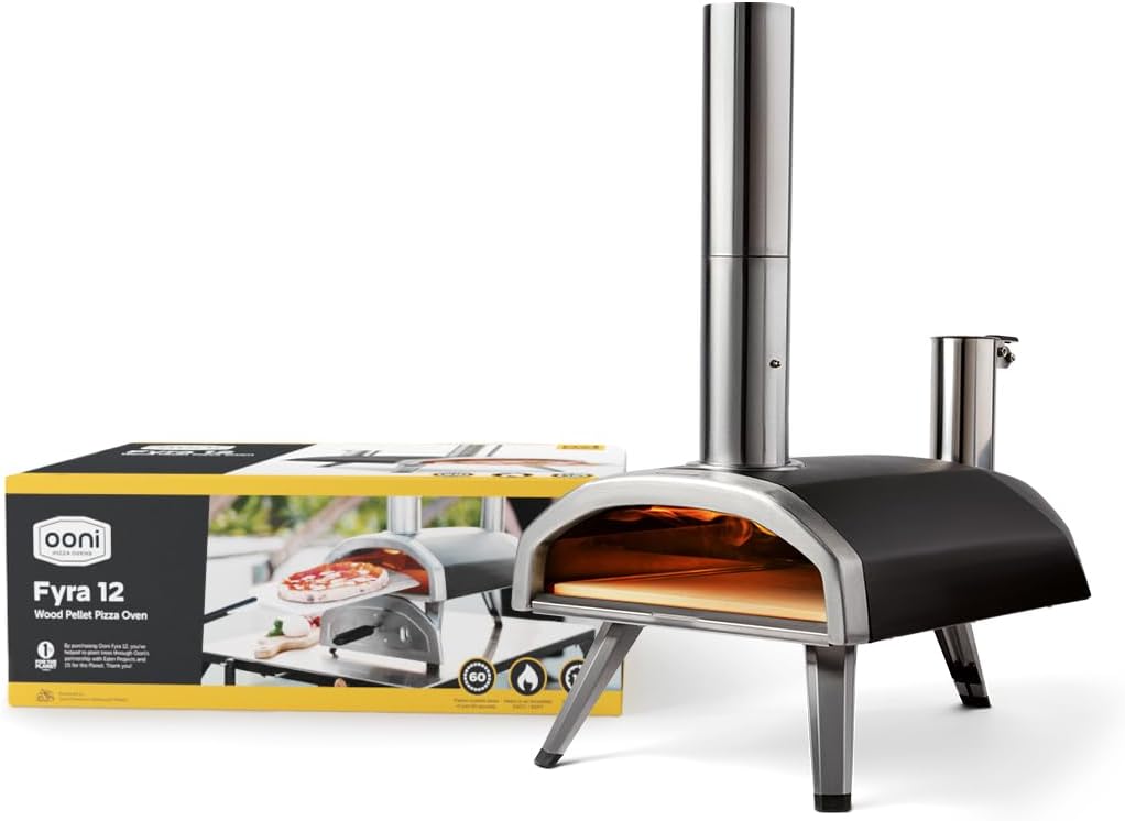 Four a pizza à bois Fyra 12 - Four a pizza bois d'extérieur - Four pizza portatif - Four à pizza à pellets - Four