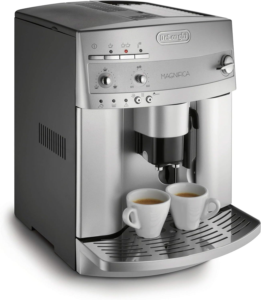 De'Longhi Magnifica Evo Automatic Espresso & Coffee Machine with Manual Milk Frother, Built-in Grinder & Auto-Clean Function - For Latte, Cappuccino, Americano, Iced Coffee, ECAM29043SB