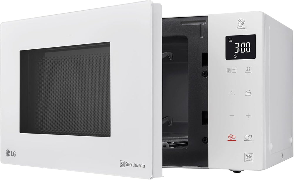 LG - Micro-ondes Grill Smart Inverter blanc