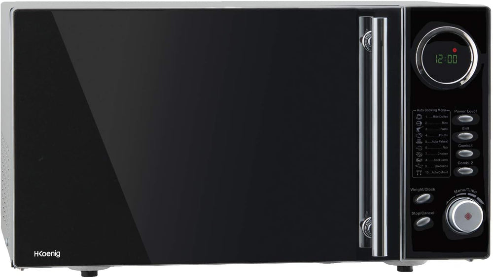H.Koenig Compact Design Microwave 20L VIO4, Powerful 700W, Turntable 24.5 cm, Multifunction 5 Heating Levels and Defrost Function, Timer up to 30 min, Fast, Worktop