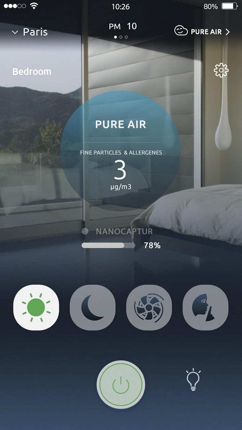 Rowenta, Air Purifier, Silent, Connected, 4 Filtration Levels, Treatment of Allergens and Fine Particles, Intense Pure Air Connect XL, White PU6080F0
