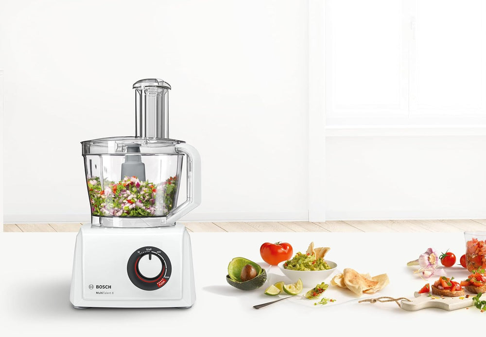 Bosch MultiTalent 8 MC812M844 – Robot de cuisine polyvalent avec plus de 50 fonctions – 1250 W – Grande capacité de 3,9 L – Couleur : Noir