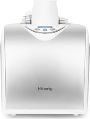 H.Koenig Professional Ice Cream Maker HF320, Electric Ice Maker 2L, 180 W, Refrigerant & Cold Maintenance - Sorbet and Ice Cream
