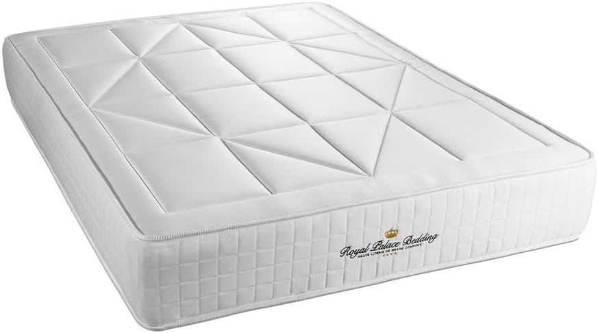 Royal Palace Bedding Windsor Pocket Spring Mattress + Memory Foam Maxi Thickness 140 x 190 cm | Thickness: 26 cm | Comfort: Balanced