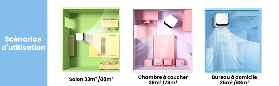 COMFEE Breezy Cool 2.6 | Climatiseur Mobile Connecté 9000 BTU
